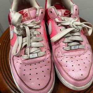 Nike Air Force 1 Low Pink & Red | Women’s 8 | 2008